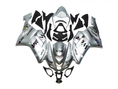 07-08 Silber West Glanz ZX6R Motorrad Verkleidung