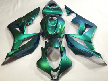 07-08 Smaragdgrün Schlicht CBR600RR Motorrad Verkleidung