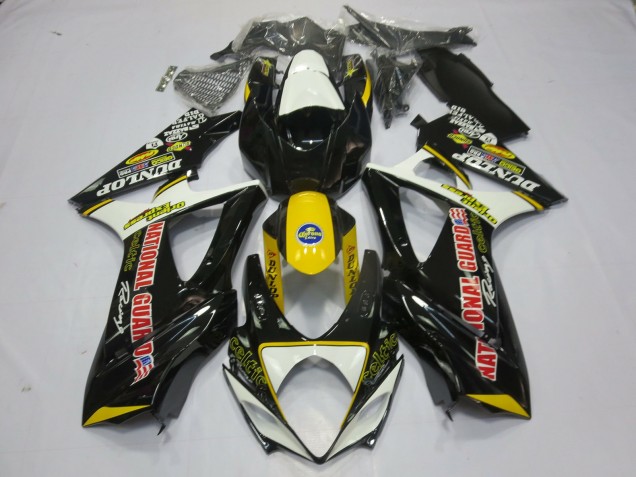 07-08 Spezial Dunlop GSXR 1000 Motorrad Verkleidung 07-08 Spezial Dunlop GSXR 1000 Motorrad Verkleidung