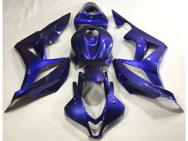 07-08 Tiefes Blau Schlicht CBR600RR Motorrad Verkleidung