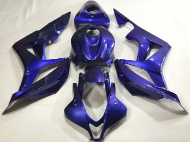 07-08 Tiefes Blau Schlicht CBR600RR Motorrad Verkleidung
