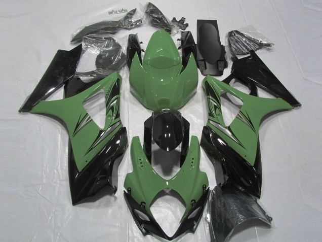 07-08 Waldgrün & Schwarz GSXR 1000 Motorrad Verkleidung 07-08 Waldgrün & Schwarz GSXR 1000 Motorrad Verkleidung