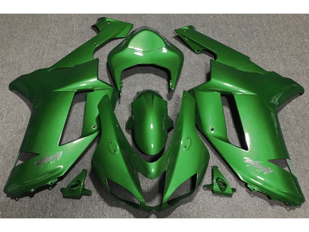07-08 Waldgrün ZX6R Motorrad Verkleidung