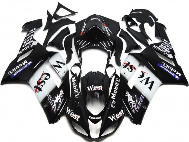 07-08 West Gloss Slick ZX6R Motorrad Verkleidung