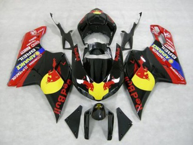 07-14 Breil Rot Bull Ducati 848 1098 1198 Motorrad Verkleidung