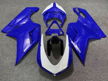 07-14 Glänzend Blau Sp Ducati 848 1098 1198 Motorrad Verkleidung