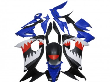 08-10 Blauer Hai ZX10R Motorrad Verkleidung
