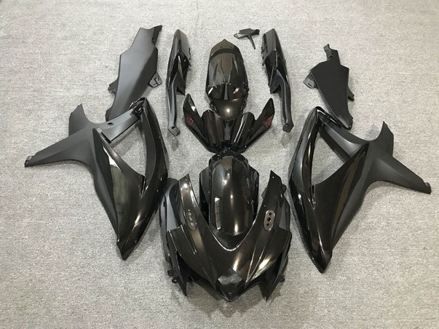 08-10 Glanz/Matt Schwarz GSXR 600-750 Motorrad Verkleidung