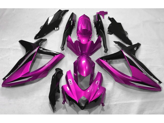08-10 Glanzrosa GSXR 600-750 Motorrad Verkleidung