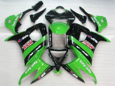 08-10 Grün Elf ZX10R Motorrad Verkleidung