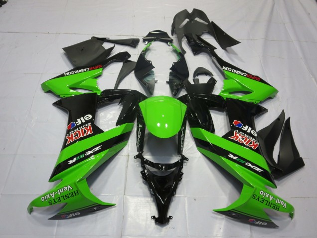 08-10 Grün & Schwarz ZX10R Motorrad Verkleidung 08-10 Grün & Schwarz ZX10R Motorrad Verkleidung
