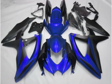 08-10 Matt Blau GSXR 600-750 Motorrad Verkleidung