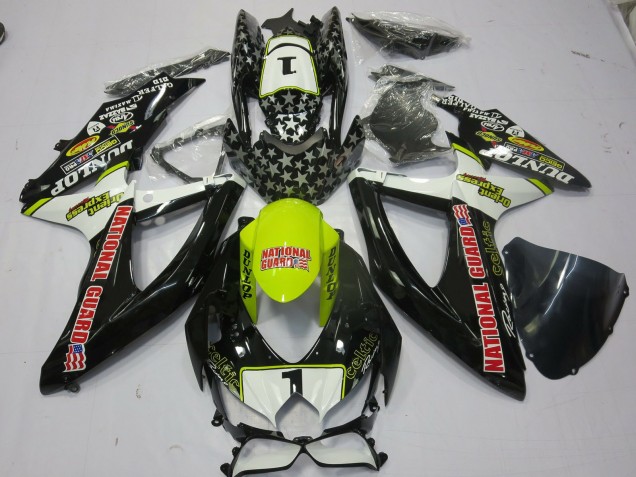 08-10 National Guard GSXR 600-750 Motorrad Verkleidung