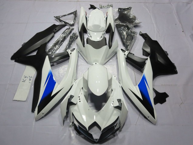 08-10 Weiß & Schwarz GSXR 600-750 Motorrad Verkleidung