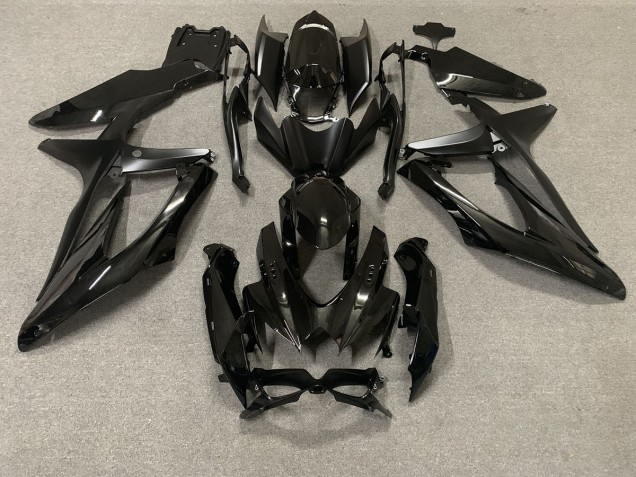 08-10 Schwarz Glänzend GSXR 600-750 Motorrad Verkleidung 08-10 Schwarz Glänzend GSXR 600-750 Motorrad Verkleidung