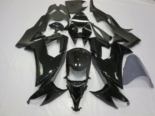 08-10 Schwarz Glänzend ZX10R Motorrad Verkleidung 08-10 Schwarz Glänzend ZX10R Motorrad Verkleidung
