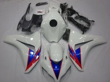 08-11 Weiß Blau Rot CBR1000RR Motorrad Verkleidung