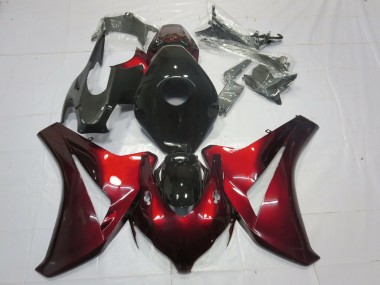 08-11 Candy Red & Schwarz CBR1000RR Motorrad Verkleidung