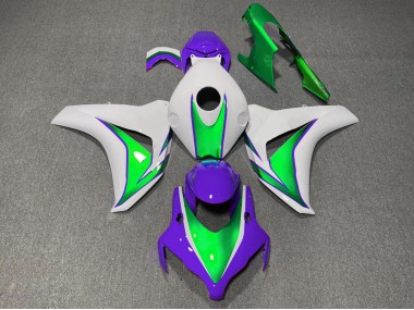 08-11 Der Joker Grün & Lila Glänzend CBR1000RR Motorrad Verkleidung