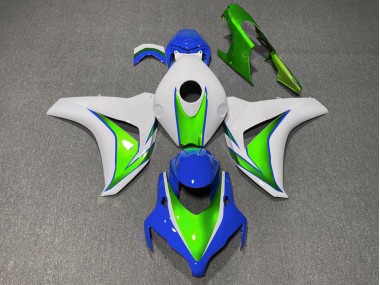 08-11 Glänzend Grün & Blau CBR1000RR Motorrad Verkleidung