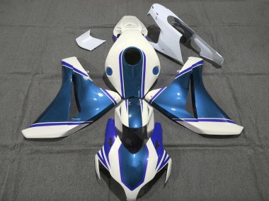 08-11 Glänzendes Perlblau CBR1000RR Motorrad Verkleidung