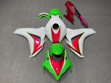 08-11 Grün & Rot Glänzend CBR1000RR Motorrad Verkleidung