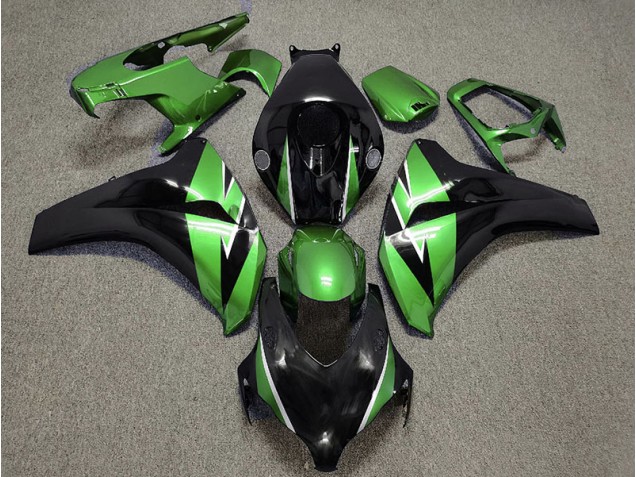 08-11 Grün & Schwarz CBR1000RR Motorrad Verkleidung