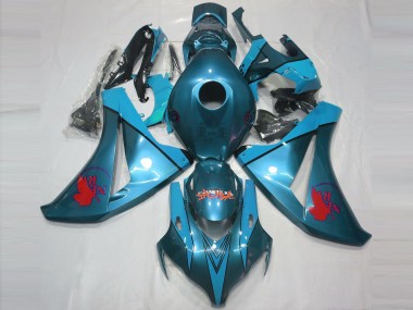 08-11 Hellblau Custom CBR1000RR Motorrad Verkleidung