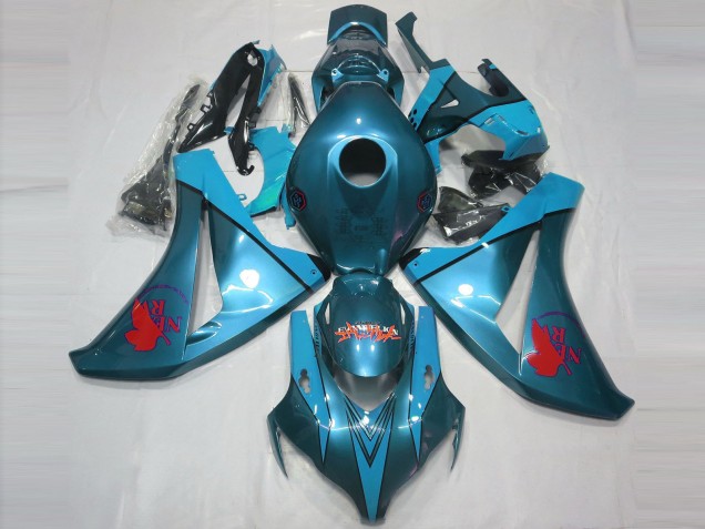08-11 Hellblau Custom CBR1000RR Motorrad Verkleidung