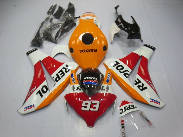 08-11 Hellorange Repsol 93 CBR1000RR Motorrad Verkleidung 08-11 Hellorange Repsol 93 CBR1000RR Motorrad Verkleidung