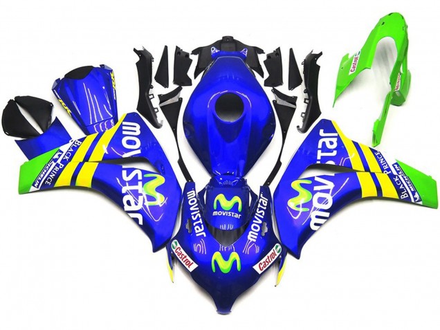 08-11 Leuchtend Movistar CBR1000RR Motorrad Verkleidung 08-11 Leuchtend Movistar CBR1000RR Motorrad Verkleidung