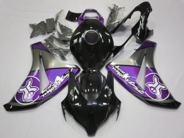 08-11 Lila Auf Schwarz Benutzerdefiniert CBR1000RR Motorrad Verkleidung