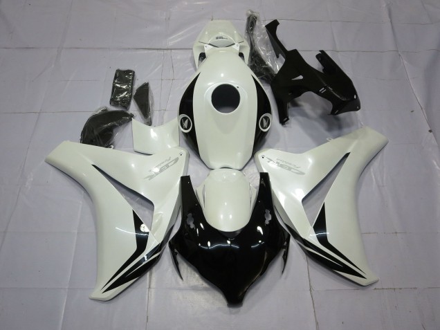 08-11 Perlweiß & Schwarz CBR1000RR Motorrad Verkleidung