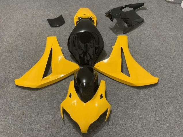 08-11 Perlgelb & Schwarz CBR1000RR Motorrad Verkleidung
