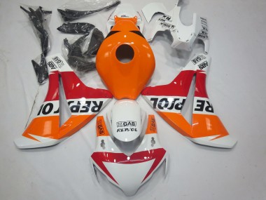 08-11 Weiß Repsol CBR1000RR Motorrad Verkleidung