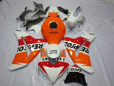 08-11 Weiß Repsol Design CBR1000RR Motorrad Verkleidung