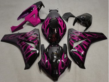 08-11 Rosa Flamme CBR1000RR Motorrad Verkleidung