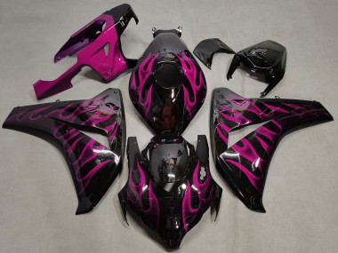 08-11 Rosa Flamme CBR1000RR Motorrad Verkleidung