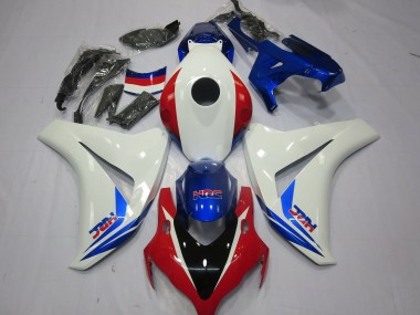 08-11 Weiß Rot & Blau CBR1000RR Motorrad Verkleidung