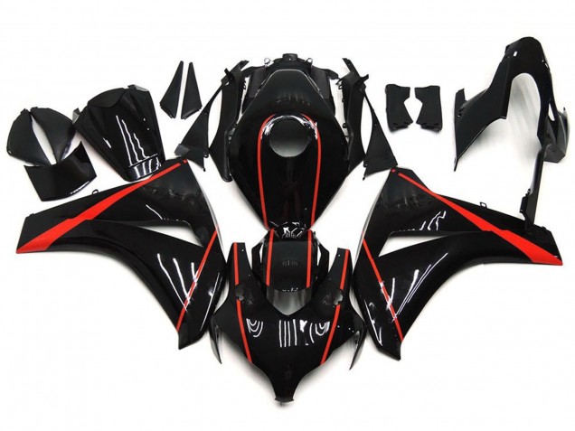 08-11 Rot Glänzend & Schwarz CBR1000RR Motorrad Verkleidung 08-11 Rot Glänzend & Schwarz CBR1000RR Motorrad Verkleidung