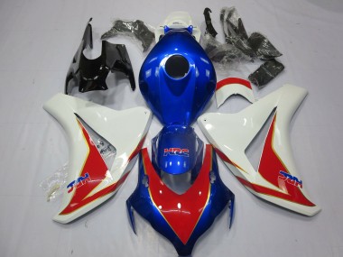 08-11 Weiß Rot & Tiefes Blau CBR1000RR Motorrad Verkleidung