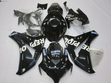 08-11 Schwarz Repsol CBR1000RR Motorrad Verkleidung