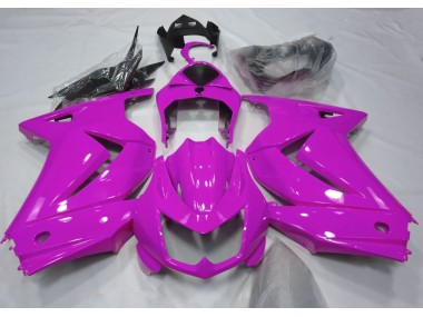 08-12 Glanzrosa Ninja 250 Motorrad Verkleidung