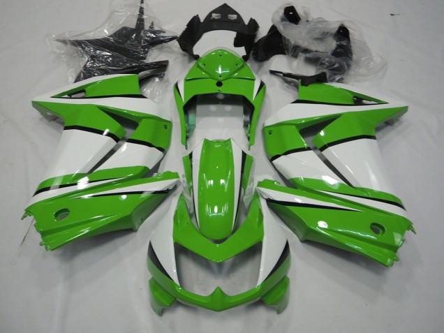 08-12 Grün & Weiß Ninja 250 Motorrad Verkleidung 08-12 Grün & Weiß Ninja 250 Motorrad Verkleidung