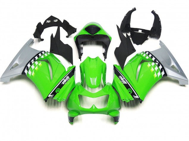 08-12 Grün & Schwarz Ninja 250 Motorrad Verkleidung 08-12 Grün & Schwarz Ninja 250 Motorrad Verkleidung