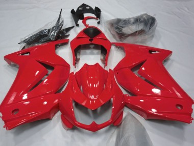 08-12 Rot Glänzend Ninja 250 Motorrad Verkleidung