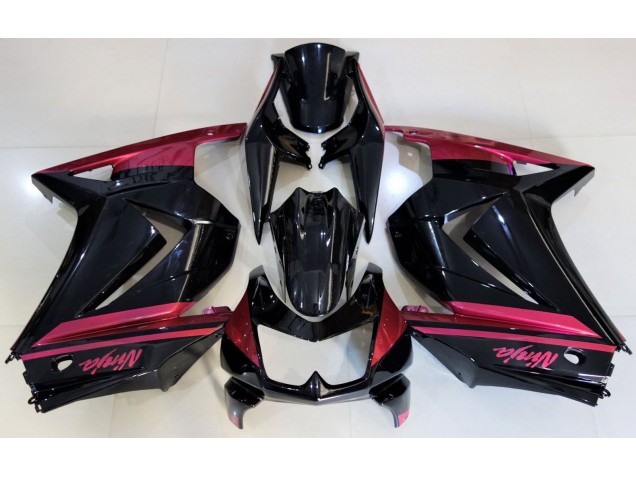 08-12 Schwarz Glänzend & Rot Ninja 250 Motorrad Verkleidung 08-12 Schwarz Glänzend & Rot Ninja 250 Motorrad Verkleidung