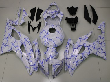 08-16 Blaue Beleuchtung R6 Motorrad Verkleidung