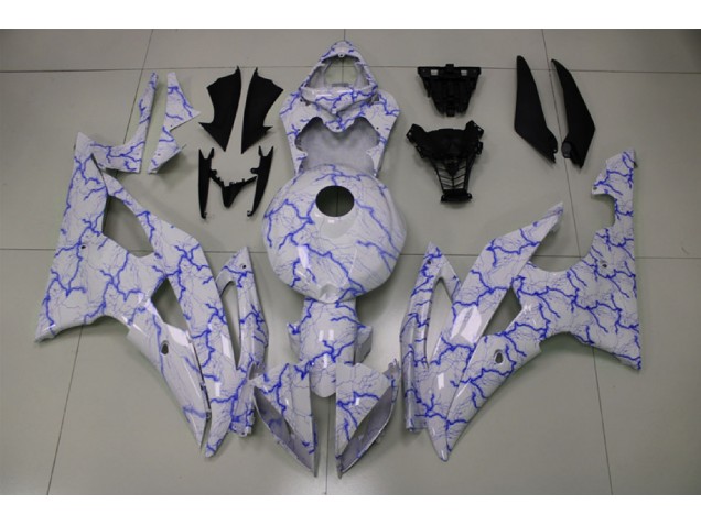 08-16 Blaue Beleuchtung R6 Motorrad Verkleidung 08-16 Blaue Beleuchtung R6 Motorrad Verkleidung