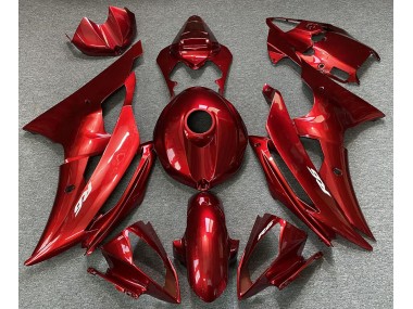 08-16 Candy Rot R6 Motorrad Verkleidung